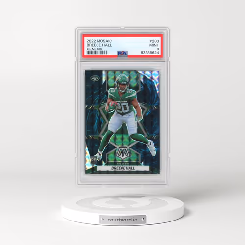 2022 Panini Mosaic #283 Breece Hall - Genesis (PSA 9 MINT)