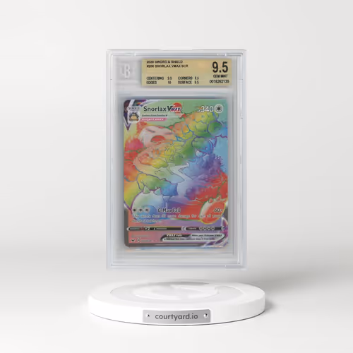 2020 Sword & Shield #206 Snorlax VMAX - Holo Secret (BGS 9.5 GEM MINT)