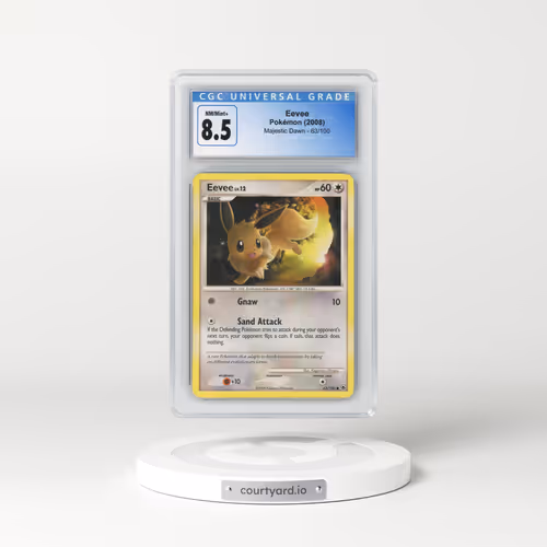 2008 Majestic Dawn #63/100 Eevee (CGC 8.5 NM-MT+)