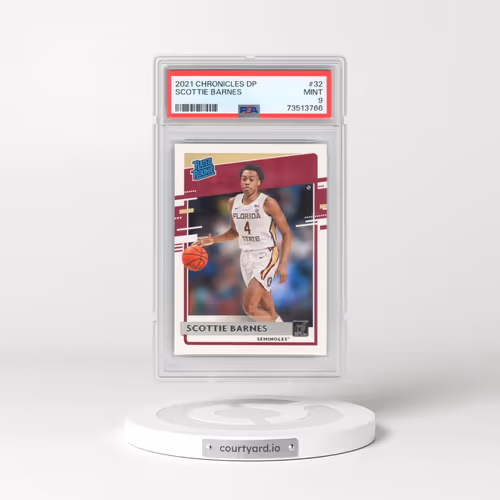 2021 Panini Chronicles Draft Picks #32 Scottie Barnes (PSA 9 MINT)