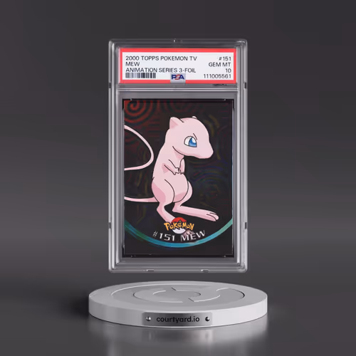 2000 Topps Pokémon TV Animation Series 3 #151 Mew - Foil (PSA 10 GEM MINT)