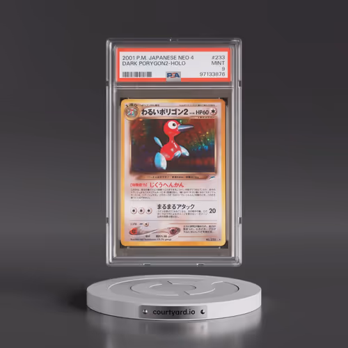 2001 Pokémon Neo 4 #233 Dark PORYGON2 - Holo (PSA 9 MINT)