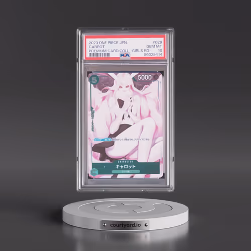2023 One Piece Japanese Premium Card Collection -Girls Edition #029 Carrot (PSA 10 GEM MINT)