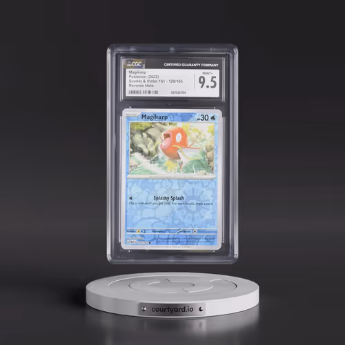 2023 Scarlet & Violet 151 - MEW EN #129/165 Magikarp - Reverse Holo (CGC 9.5 MINT+)
