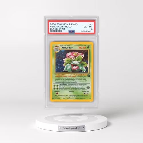 2000 Pokémon Promo Black Star #13 Venusaur - Holo (PSA 6 EX-MT)