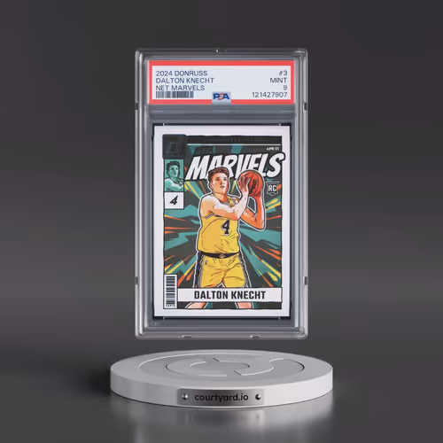 2024 Panini Donruss Net Marvels #3 Dalton Knecht (PSA 9 MINT)