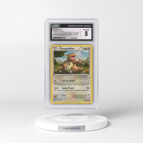 2023 Trading Card Game Classic - CLV, CLC, CLB #017/034 Kangaskhan - Blastoise & Suicune ex Deck - CLB Holo (CGC 8 NM-MT)