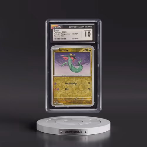 2024 Twilight Masquerade - TWM EN #128/167 Dreepy - Reverse Holo (CGC 10 GEM MINT)
