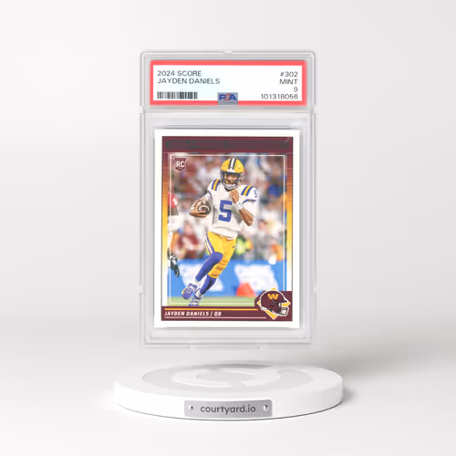 2024 Panini Score #302 Jayden Daniels (PSA 9 MINT)