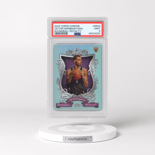 2023 Topps Chrome Roundball Royalty #RR26 Victor Wembanyama (PSA 9 MINT)