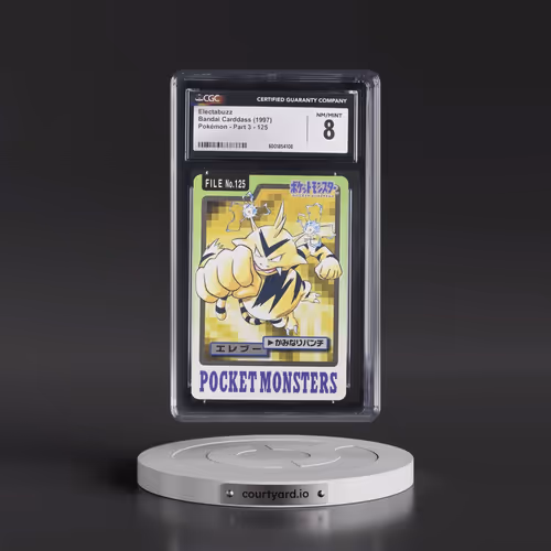 1997 (Pocket Monsters on Bottom) Part 3 #125 Electabuzz (CGC 8 NM-MT)
