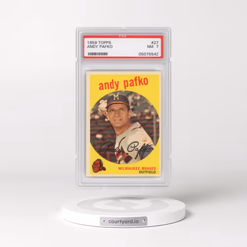 1959 Topps #27 Andy Pafko (PSA 7 NM)