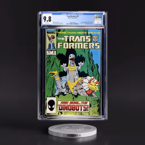 Transformers #8 CGC 9.8 White Pages (Marvel Comics, 9/85) - Universal