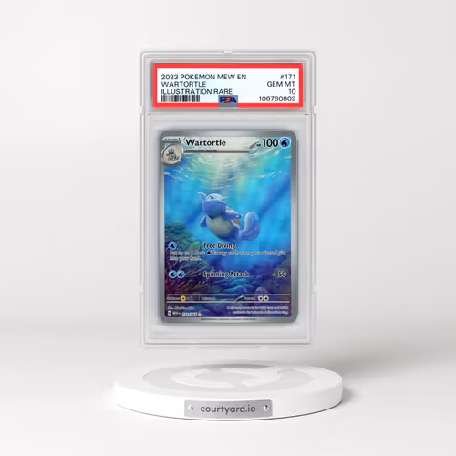 2023 Pokémon Mew EN-151 #171 Wartortle - Illustration Rare (PSA 10 GEM MINT)