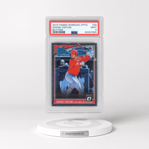 2018 Panini Donruss Optic #56 Shohei Ohtani - Batting (PSA 9 MINT)