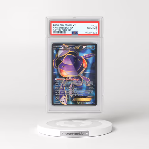 2016 Pokémon XY Fates Collide #120 Genesect EX - Holo Full Art (PSA 10 GEM MINT)