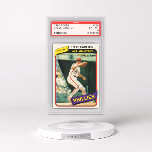 1980 Topps #210 Steve Carlton (PSA 6 EX-MT)