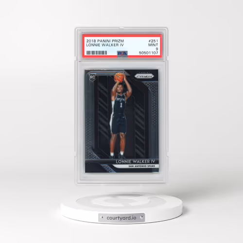 2018 Panini Prizm #251 Lonnie Walker IV (PSA 9 MINT)