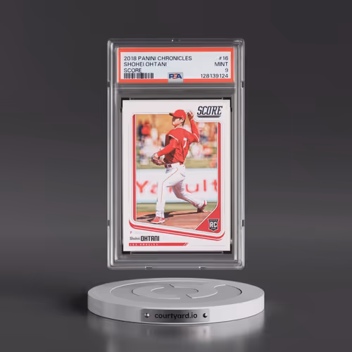 2018 Panini Chronicles Score #16 Shohei Ohtani (PSA 9 MINT)