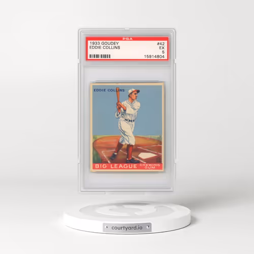 1933 Goudey #42 Eddie Collins (PSA 5 EX)