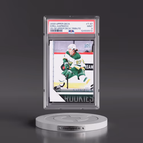 2020 Upper Deck 2005-06 Upper Deck Tribute #T-87 Kirill Kaprizov (PSA 9 MINT)