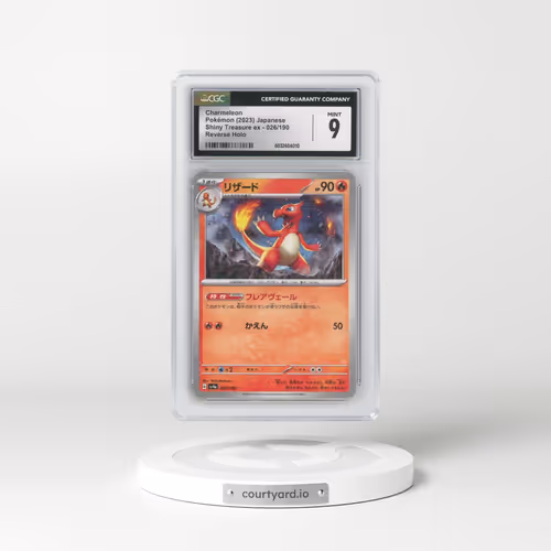 2023 Shiny Treasure ex #026/190 Charmeleon - Reverse Holo Digitized (CGC 9 MINT)