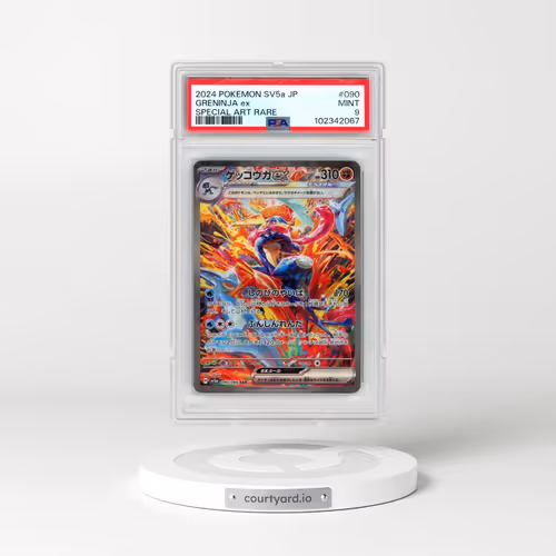 2024 Pokémon Sv5a-Crimson Haze #090 Greninja EX - Holo Special Art Rare (PSA 9 MINT)