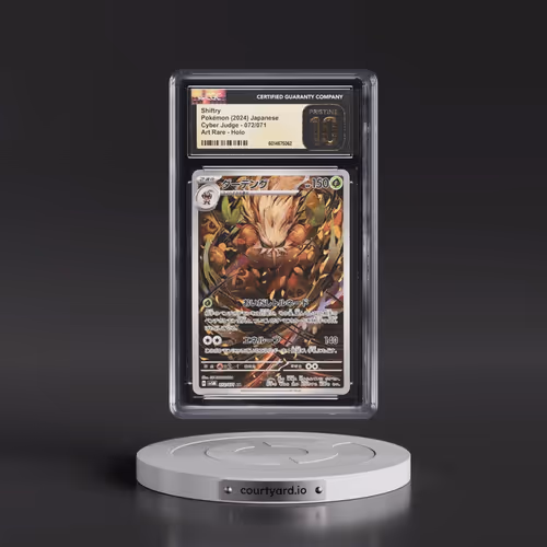 2024 Pokémon Sv5m-Cyber Judge #072 Shiftry - Art Rare (CGC 10 PRISTINE)