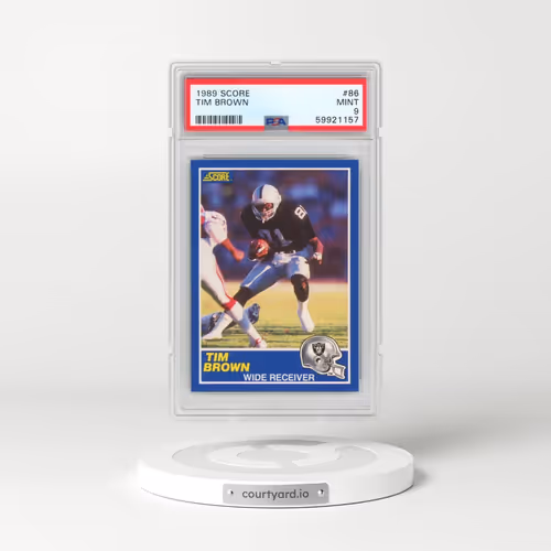 1989 Score #86 Tim Brown (PSA 9 MINT)