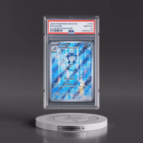 2023 Pokémon Mew EN-151 #176 Poliwhirl - Illustration Rare (PSA 10 GEM MINT)