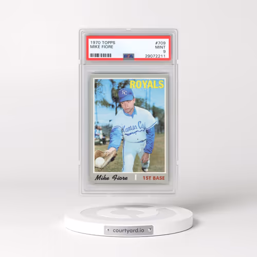 1970 Topps #709 Mike Fiore (PSA 9 MINT)