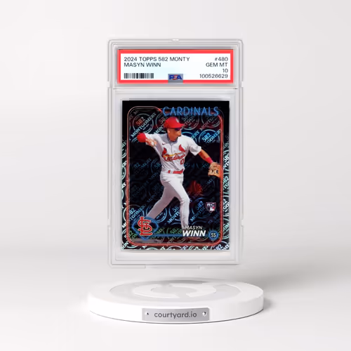 2024 Topps 582 Montgomery Set #480 Masyn Winn (PSA 10 GEM MINT)