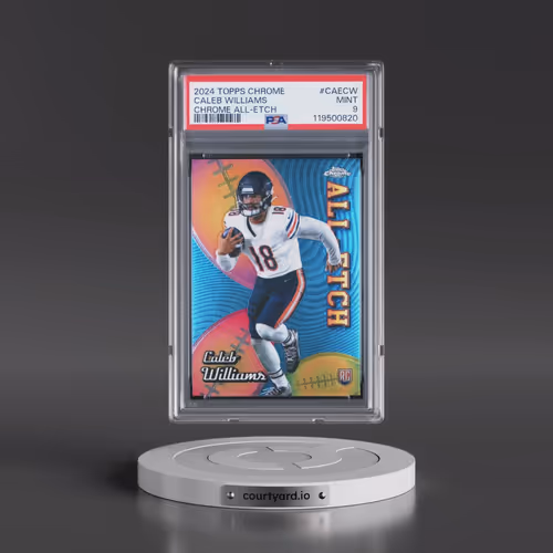 2024 Topps Chrome Chrome All-Etch #CAECW Caleb Williams (PSA 9 MINT)