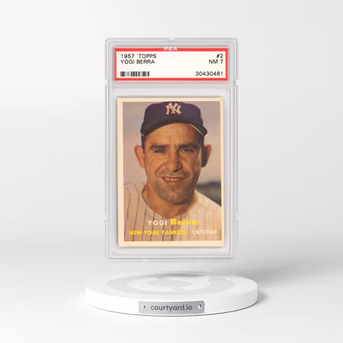 1957 Topps #2 Yogi Berra (PSA 7 NM)