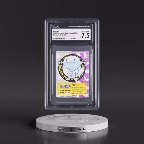 2001 New Pokémon Kids II Part 6 (Toys 239-251 on Back) #175 Wooper (CGC 7.5 NM+)