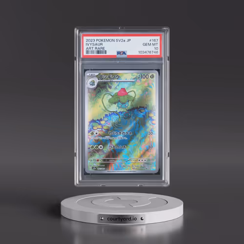 2023 Pokémon Sv2a-Pokemon 151 #167 Ivysaur - Art Rare (PSA 10 GEM MINT)