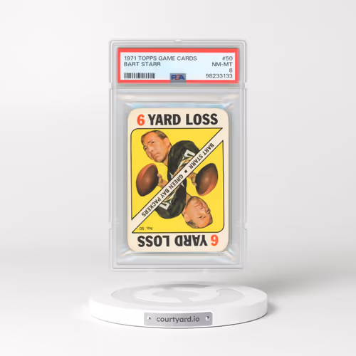 1971 Topps Game Cards #50 Bart Starr (PSA 8 NM-MT)