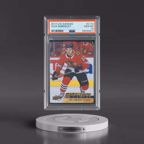 2017 Upper Deck Canvas #C114 Alex DeBrincat (PSA 10 GEM MINT)