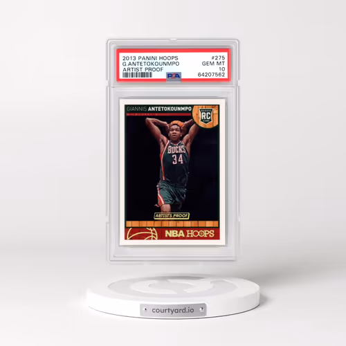 2013 Panini Hoops #275 Giannis Antetokounmpo - Artist Proof (PSA 10 GEM MINT)