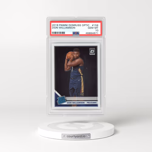 2019 Panini Donruss Optic #158 Zion Williamson (PSA 10 GEM MINT)