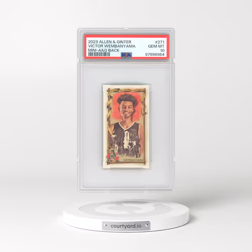 2023 Topps Allen & Ginter #271 Victor Wembanyama - Mini-A&G Back (PSA 10 GEM MINT)