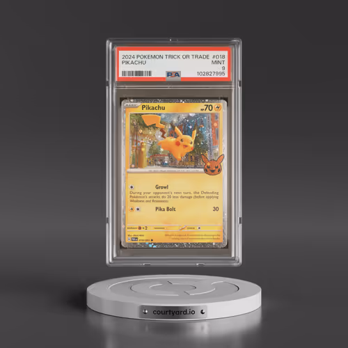 2024 Pokémon Trick or Trade #018 Pikachu (PSA 9 MINT)