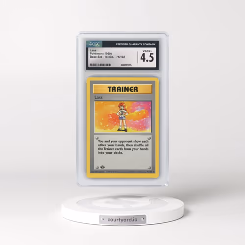 1999 Base Set #75/102 Lass - 1st Edition 1st Edition (CGC 4.5 VG-EX+)