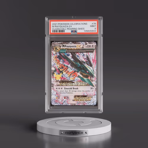 2021 Pokémon Celebrations Classic Collection #76 M Rayquaza EX - Holo (PSA 9 MINT)