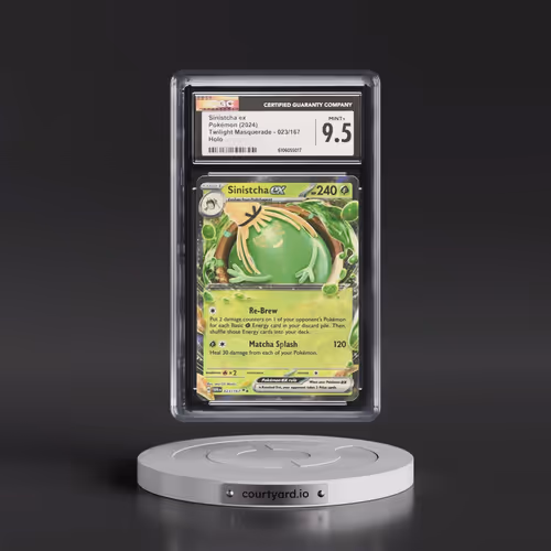 2024 Twilight Masquerade - TWM EN #023/167 Sinistcha ex - Holo (CGC 9.5 MINT+)