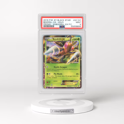 2016 Black Star Promo #XY157 Beedrill EX - Full Art Holo (PSA 9 MINT)