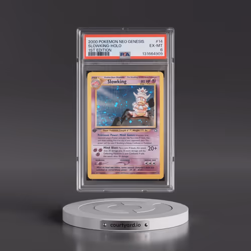 2000 Pokémon Neo Genesis #14 Slowking - 1st Edition Holo (PSA 6 EX-MT)