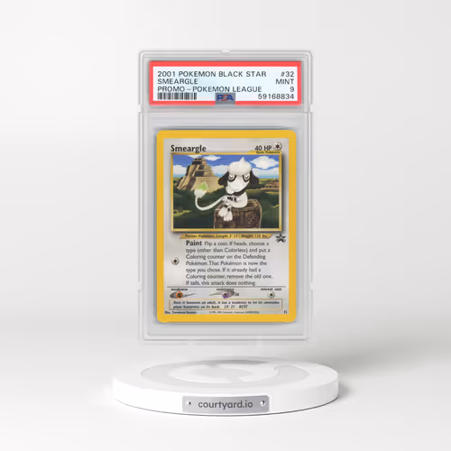 1999 Black Star Promos #32 Smeargle - Pokémon League (PSA 9 MINT)