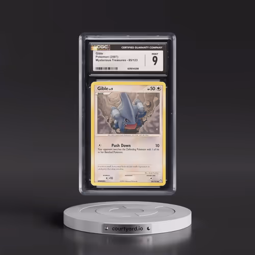 2007 Mysterious Treasures #85/123 Gible (CGC 9 MINT)