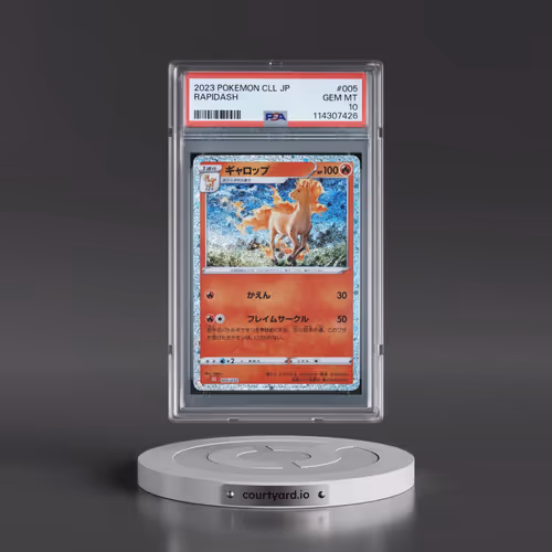 2023 Pokémon Cll-Trading Card Game Classic Charizard & HO-Oh EX Deck #005 Rapidash (PSA 10 GEM MINT)